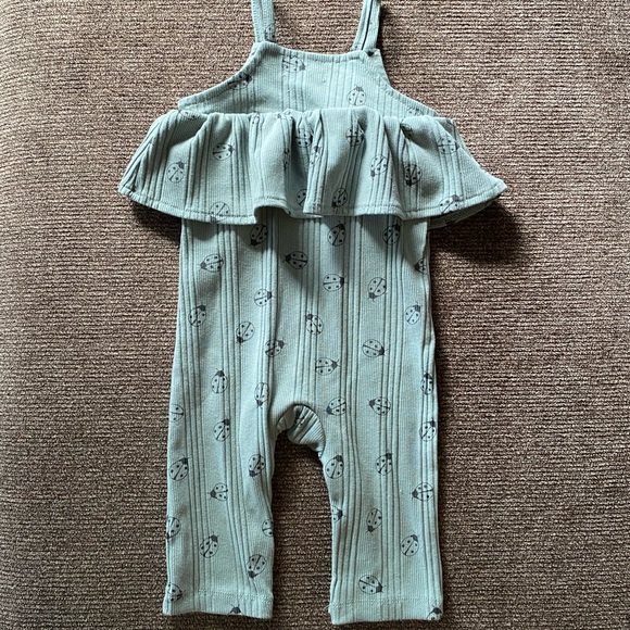 Ladybug Ruffle Jumpsuit - Picture 2 of 3
